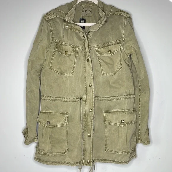 Talula Olive Utility Jacket - Picture 2 of 12
